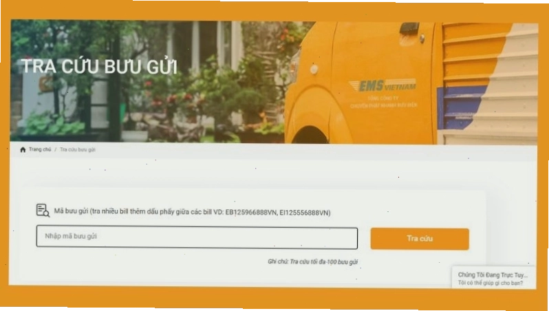 Cách tra cứu mã vận đơn, số hiệu bưu gửi EMS trực tuyến