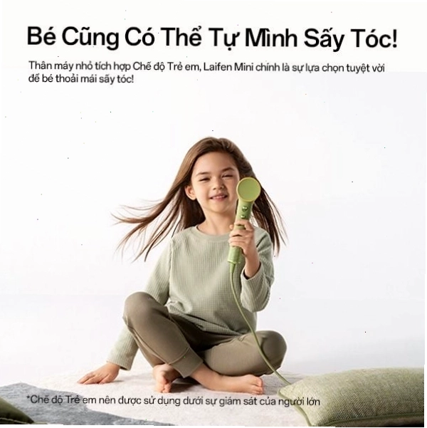 Cận cảnh chi tiết thiết kế của máy sấy tóc Laifen Mini