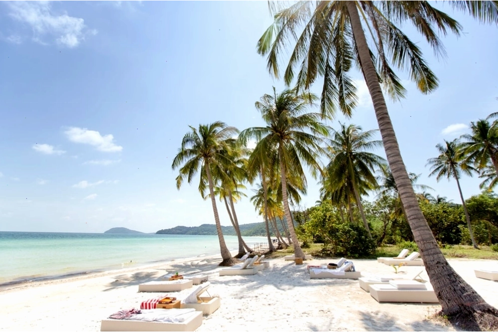 Cảnh quan thiên nhiên hùng vĩ của một hòn đảo ở Việt Nam