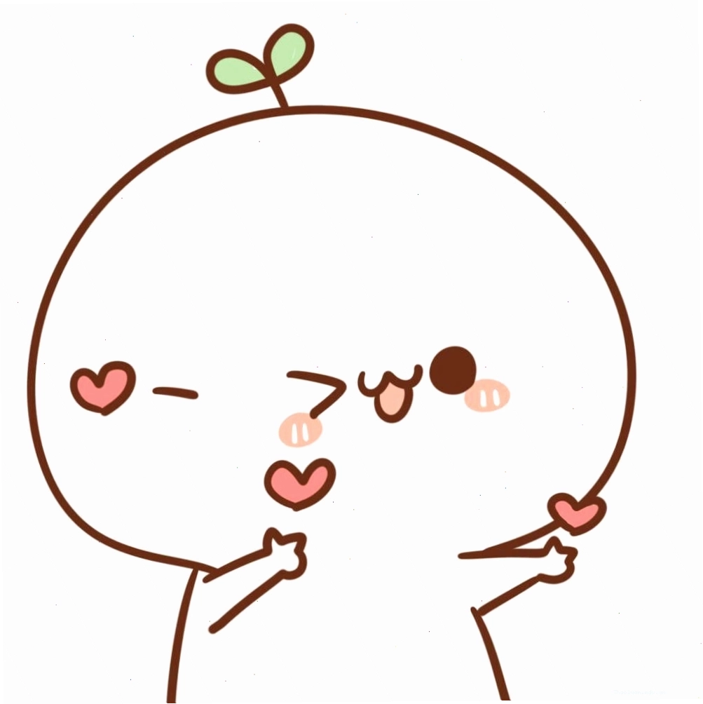 Cặp đôi anime chibi đang vui đùa cùng nhau