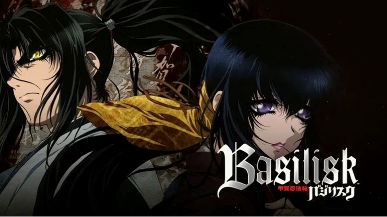 Cặp đôi Kagemaru và Oboro trong Basilisk