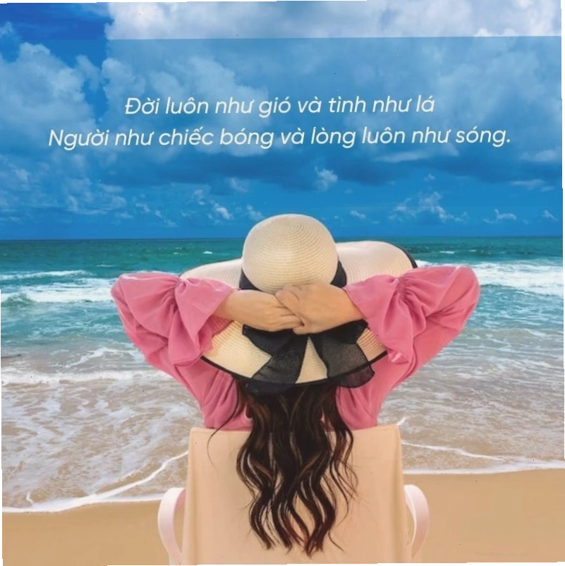Caption đi biển Chill