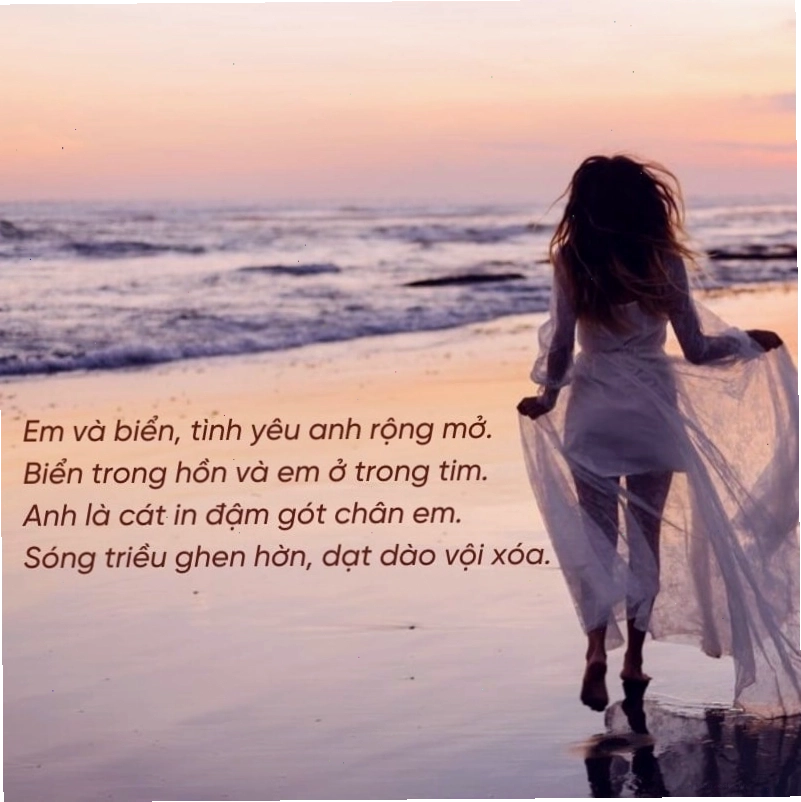 Caption đi biển đầy đủ cảm xúc