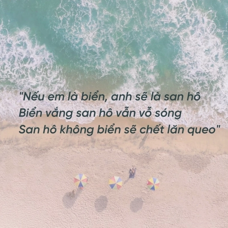Caption đi biển phong cách