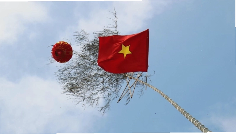 Cây nêu ngày Tết với ý nghĩa xua đuổi tà ma và mang lại may mắn