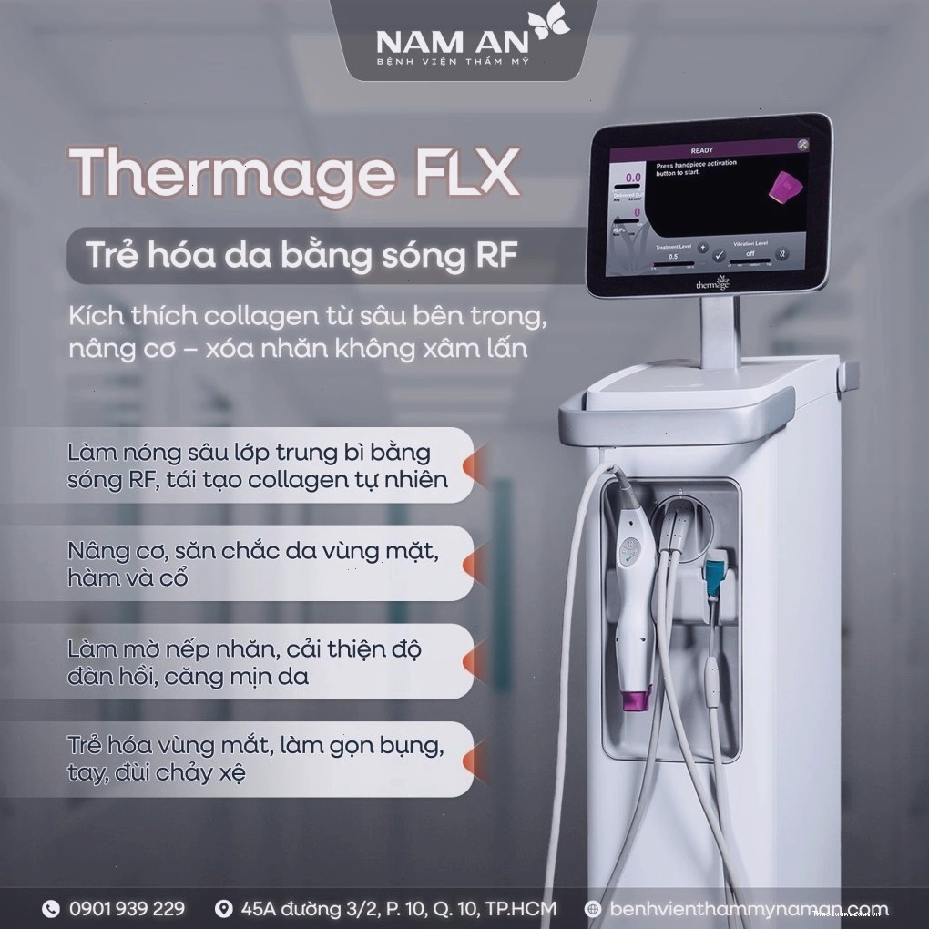 Chăm sóc da sau điều trị Thermage FLX
