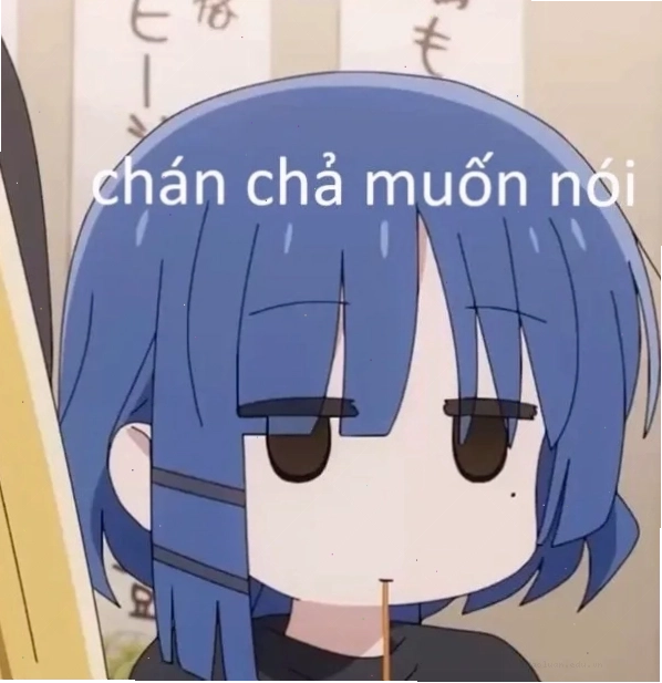 Chán chẳng muốn nói meme thể hiện sự bất lực và mệt mỏi tột độ