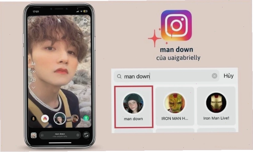 Chàng trai sử dụng filter Instagram tạo hiệu ứng độc đáo cho ảnh tự sướng