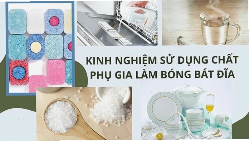 Chất phụ gia làm bóng bát đĩa cho máy rửa chén