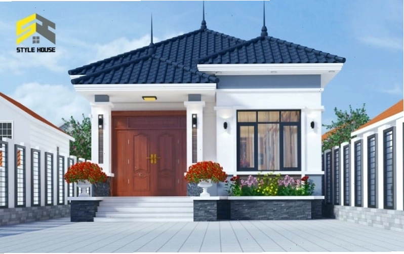 Cửa chính nhà cấp 4 hợp phong thủy cần đặt ở nơi thông thoáng