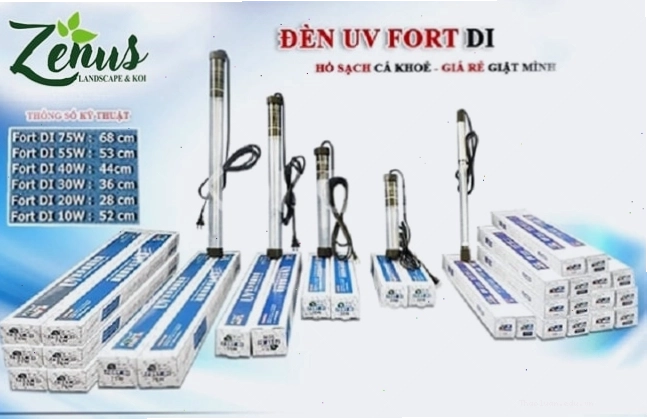 Đèn UV diệt tảo chất lượng cao cho hồ cá Koi