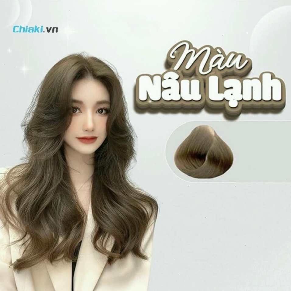 Giải thích màu tóc nâu lạnh trầm là gì