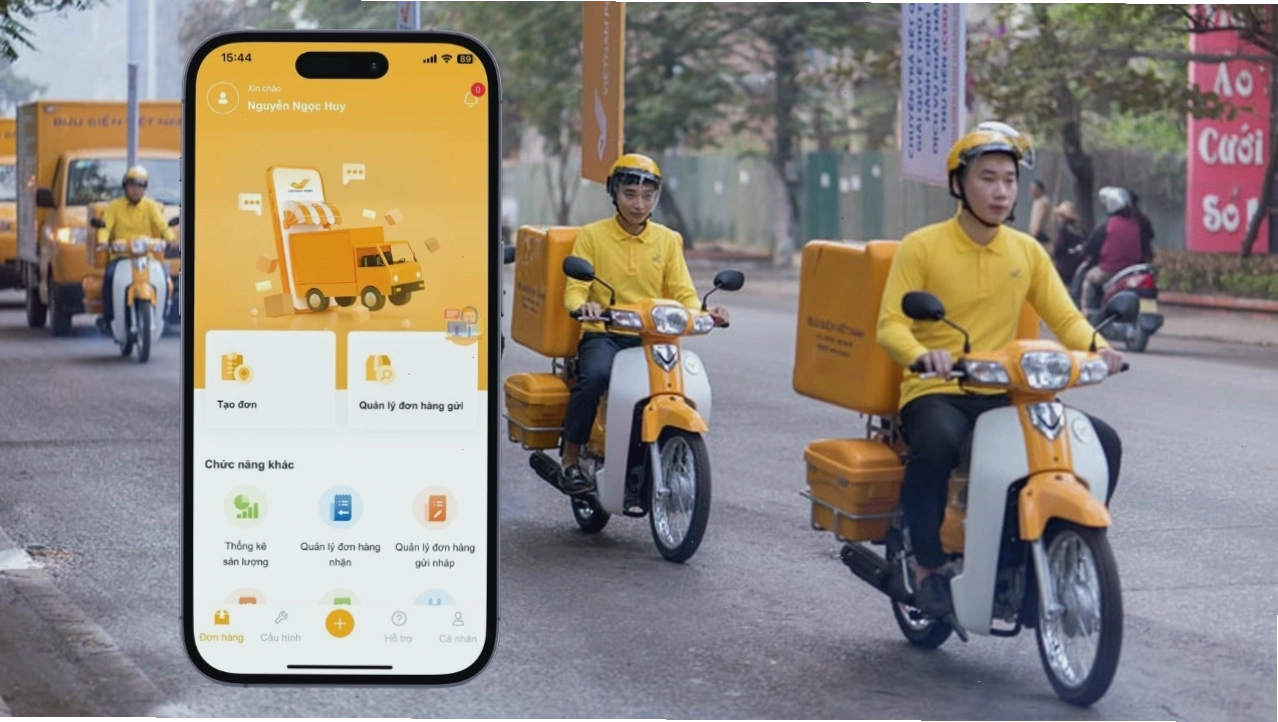 Giao diện tra cứu VNPost trên máy tính