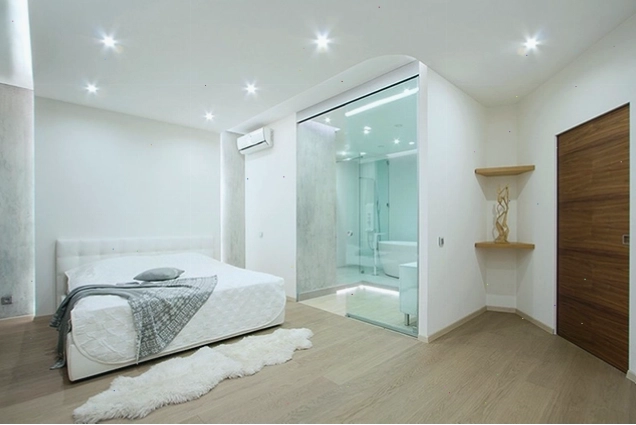 Giường ngủ tránh đối diện cửa nhà vệ sinh