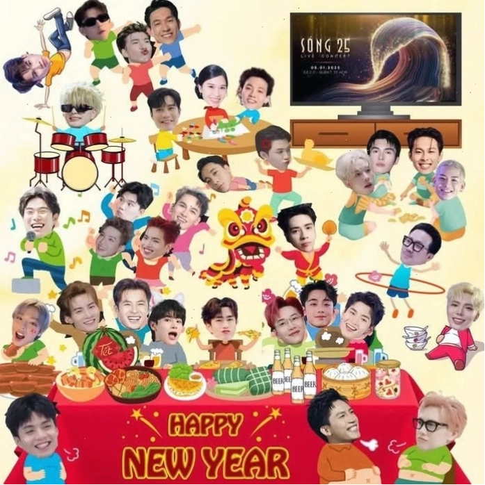 Hình ảnh Anh Trai Say Hi chibi mang đậm dấu ấn riêng của từng nghệ sĩ