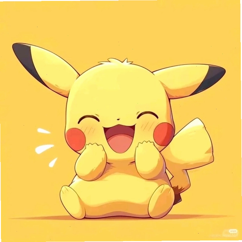 Hình ảnh Pikachu meme biểu cảm vui vẻ và ngạc nhiên