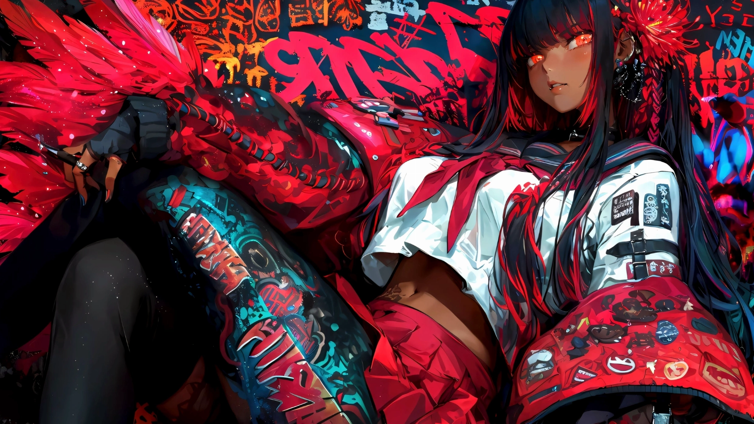 Hình nền anime chàng trai với phong cách dễ thương và màu sắc tươi sáng