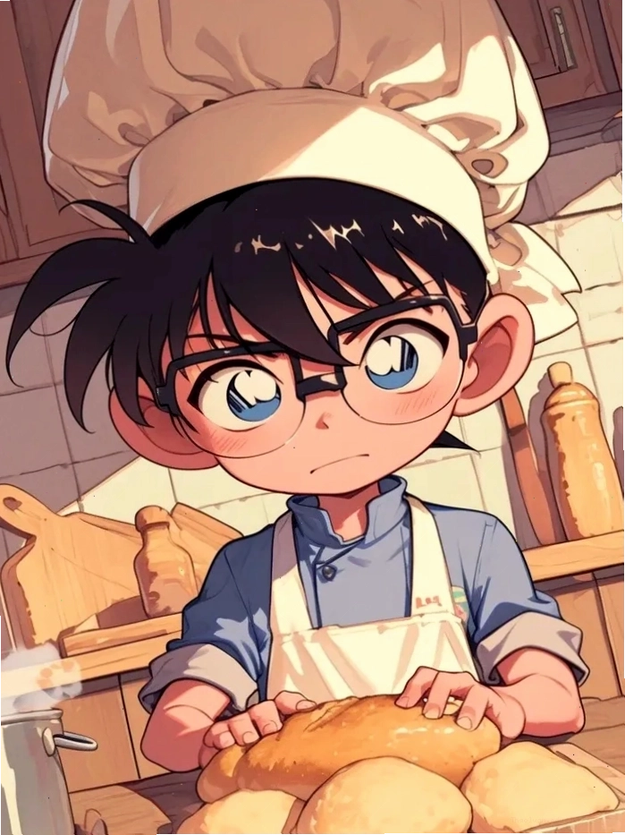 Hình nền anime Conan với bối cảnh thành phố Tokyo
