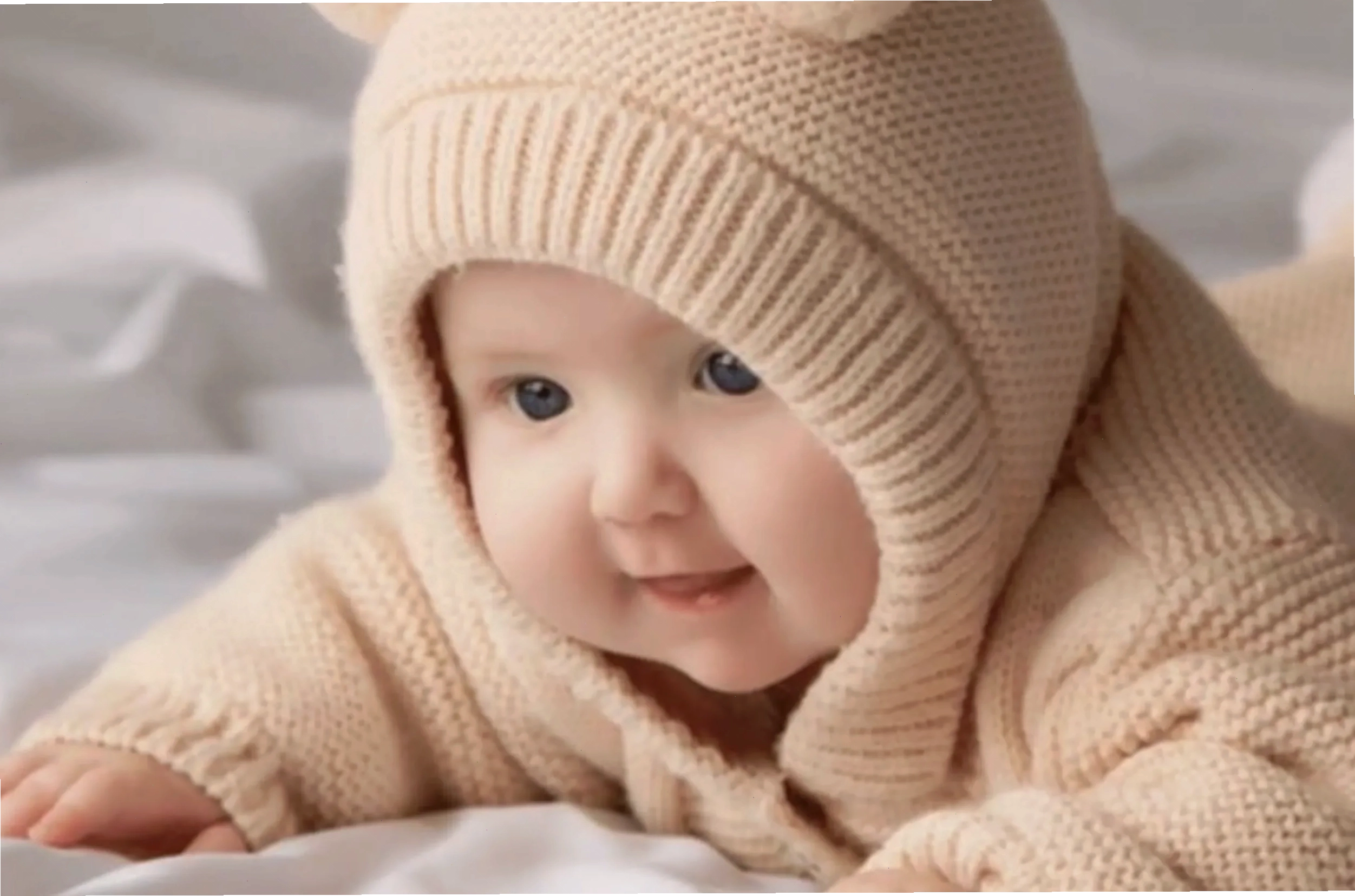 Hình nền chill cute với em bé đáng yêu