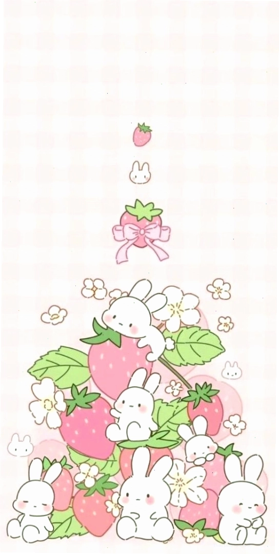 Hình nền màu hồng cute với họa tiết ngộ nghĩnh cho điện thoại