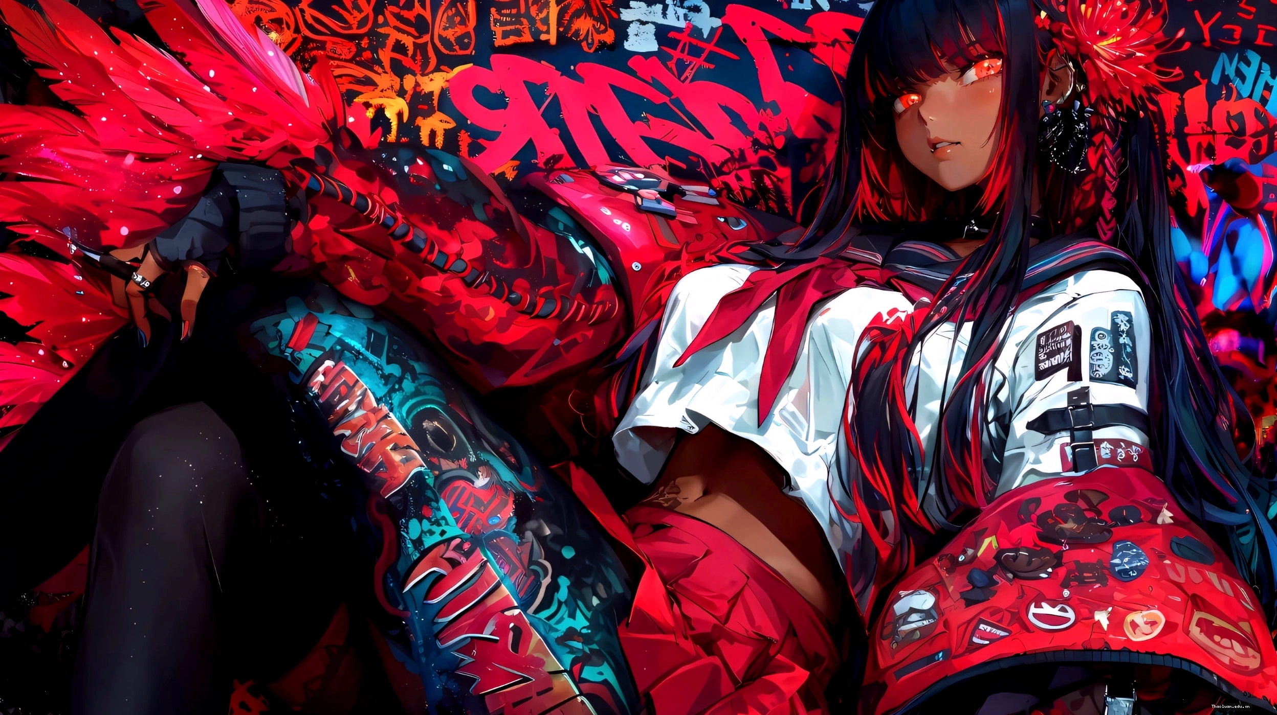 Hình nền máy tính anime ngầu nam với nhân vật phong trần