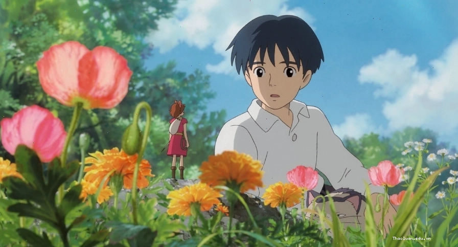 Hình nền máy tính dễ thương lấy cảm hứng từ phim Ghibli