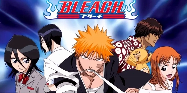 Ichigo Kurosaki với thanh kiếm Zangetsu của mình trong Bleach
