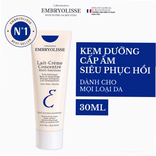 Kem dưỡng Embryolisse Lait Creme Concentre 75ml với kết cấu ẩm mịn