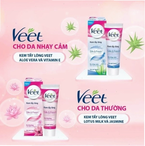 Kem tẩy lông vùng kín Veet cho phái nữ
