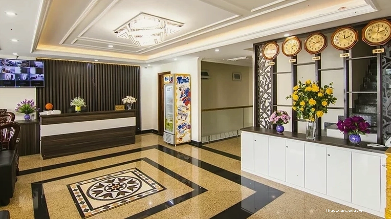 Khách sạn Biển Ngọc Vũng Tàu nhìn từ bên ngoài với kiến trúc nổi bật