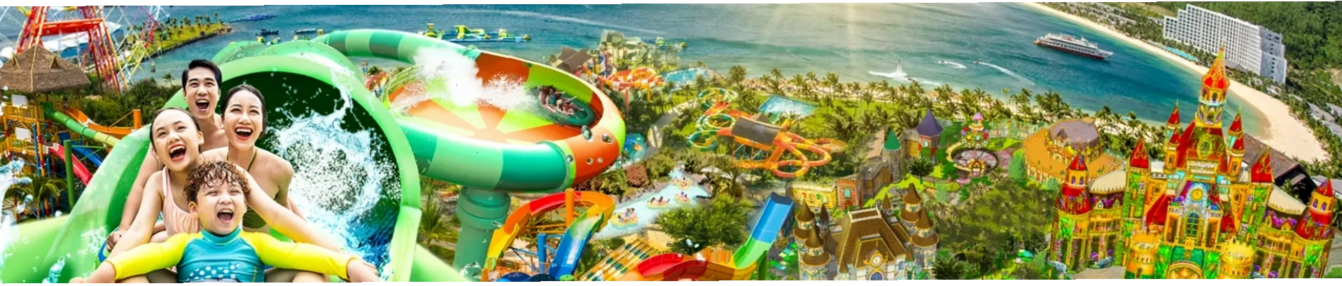 Khung cảnh thơ mộng tại VinWonders Nha Trang