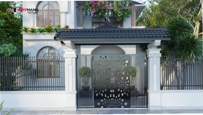 Kích thước cửa chính hợp phong thủy, cân đối với tổng thể ngôi nhà