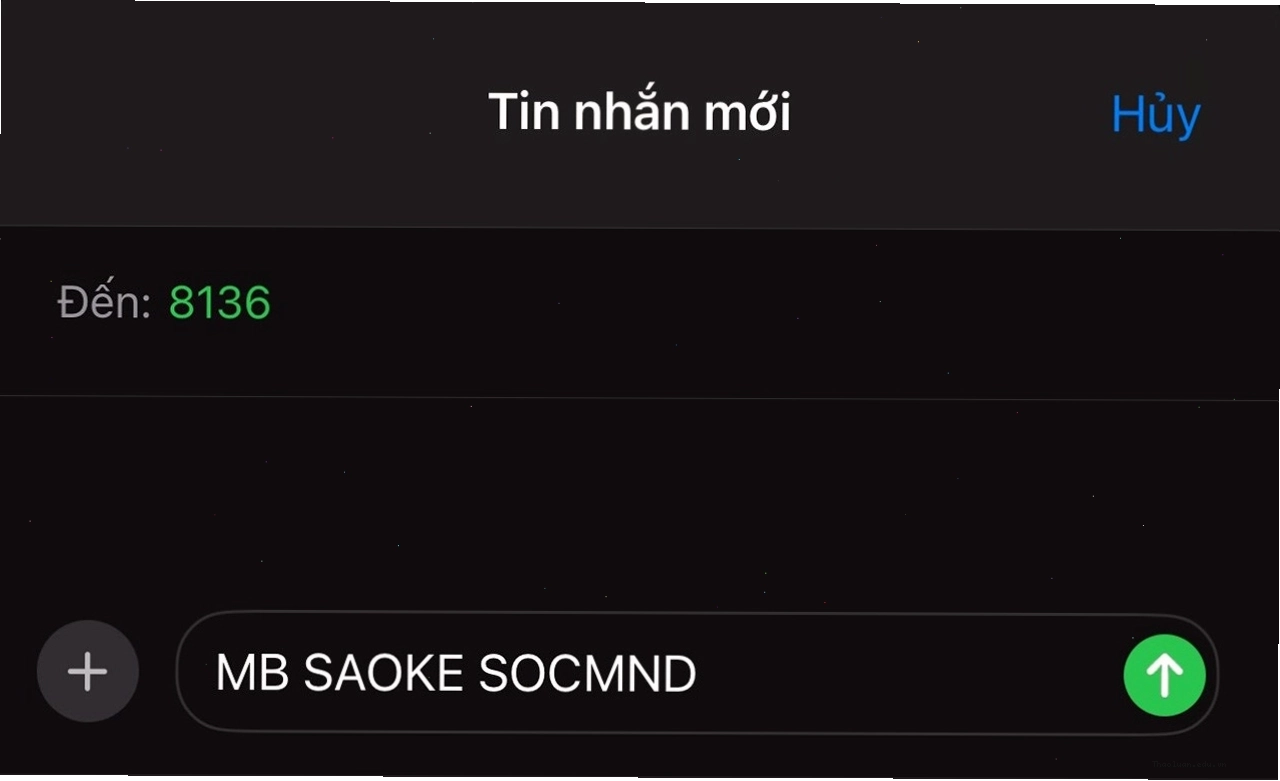 Kiểm tra lịch sử giao dịch MB Bank qua SMS