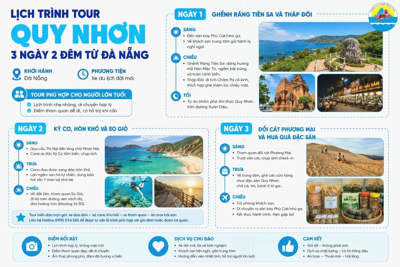Lịch trình 3 ngày 2 đêm khám phá Quy Nhơn