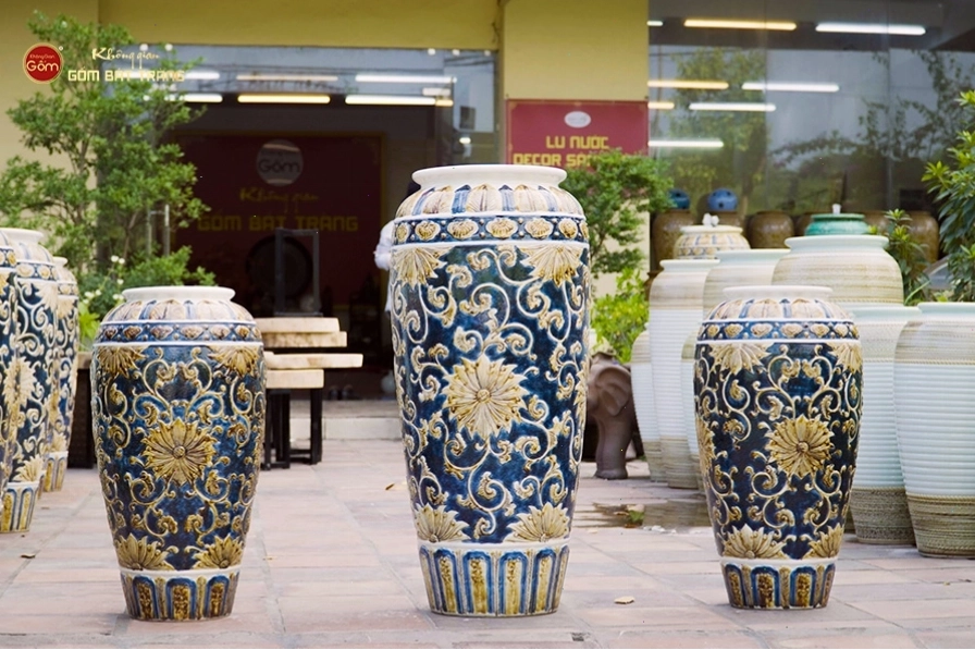Lu nước phong thủy độc quyền không gian gốm