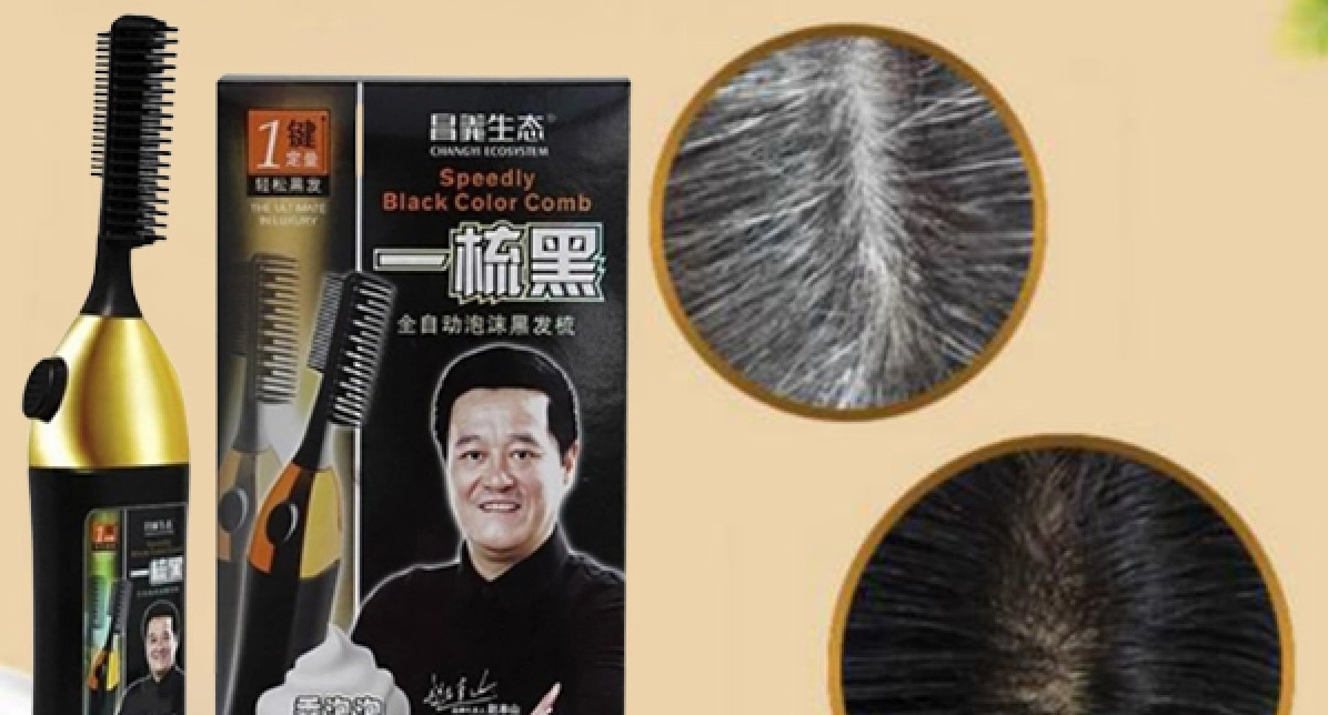 Lược Nhuộm Tóc Komi Nhật Bản: Giải Pháp Phủ Bạc Toàn Diện Tại Nhà