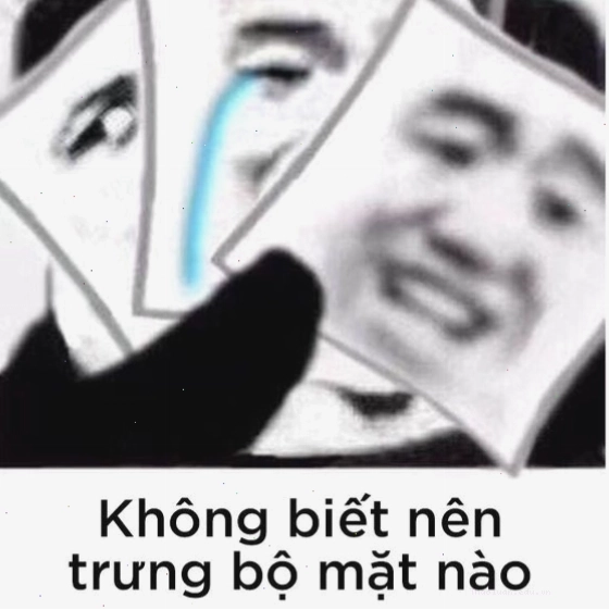 Mặt gấu meme hài hước với biểu cảm khó hiểu