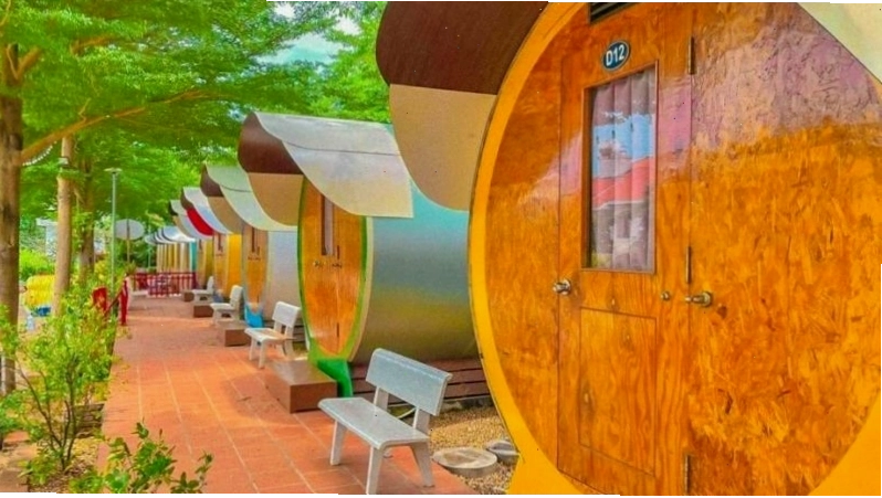 Mẫu nhà ống homestay độc đáo tại New Wave Hotel