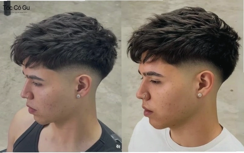 Mẫu tóc Mid Fade nam tính