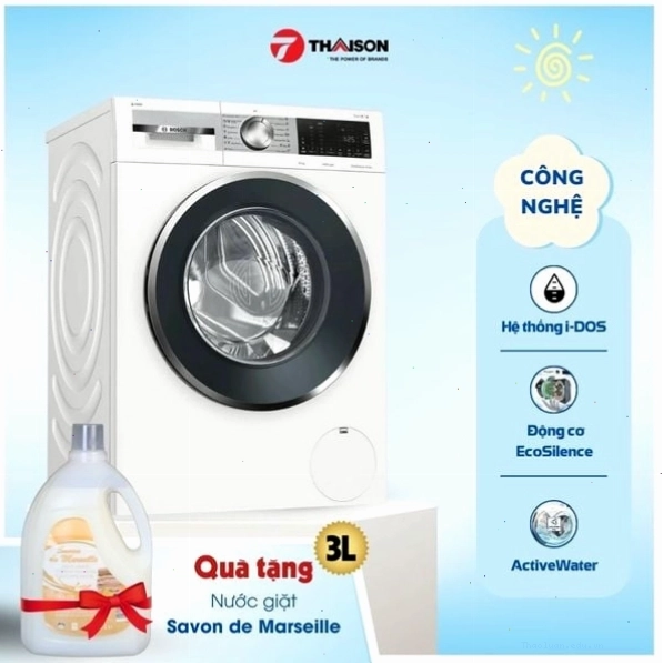 Máy giặt Bosch WGG244A0SG Serie 6 với nhiều chế độ giặt tiện lợi