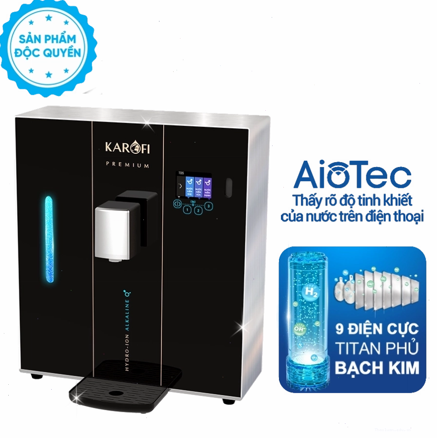 Máy lọc nước nóng lạnh Karofi Da9 Premium tiện dụng