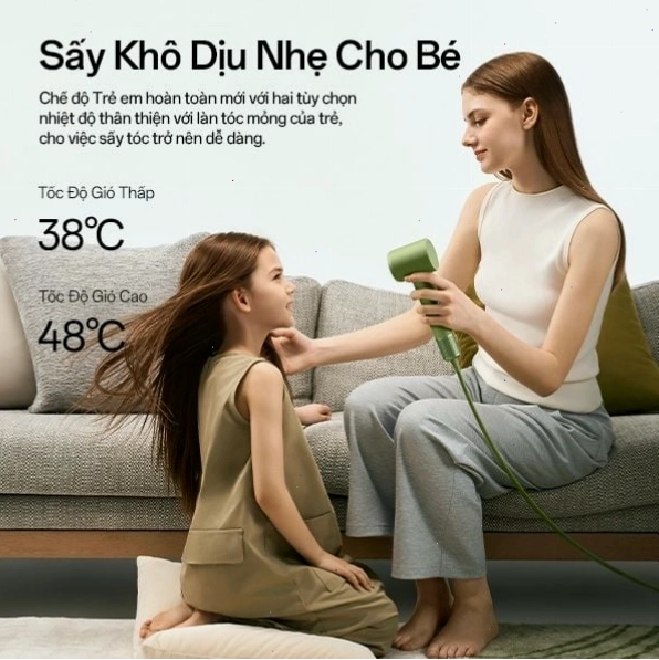 Máy sấy tóc Laifen Mini cho hiệu quả sấy khô nhanh chóng
