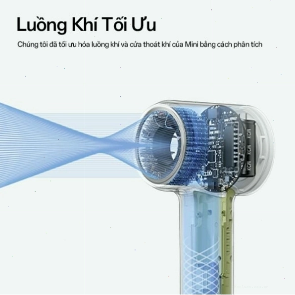 Máy sấy tóc Laifen Mini đi kèm phụ kiện tạo kiểu tóc