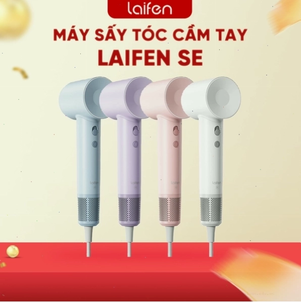 Máy sấy tóc Laifen SE với thiết kế hiện đại và nhiều tùy chọn màu sắc