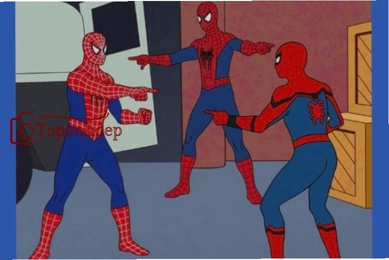 Meme chỉ tay người nhện phiên bản hài hước