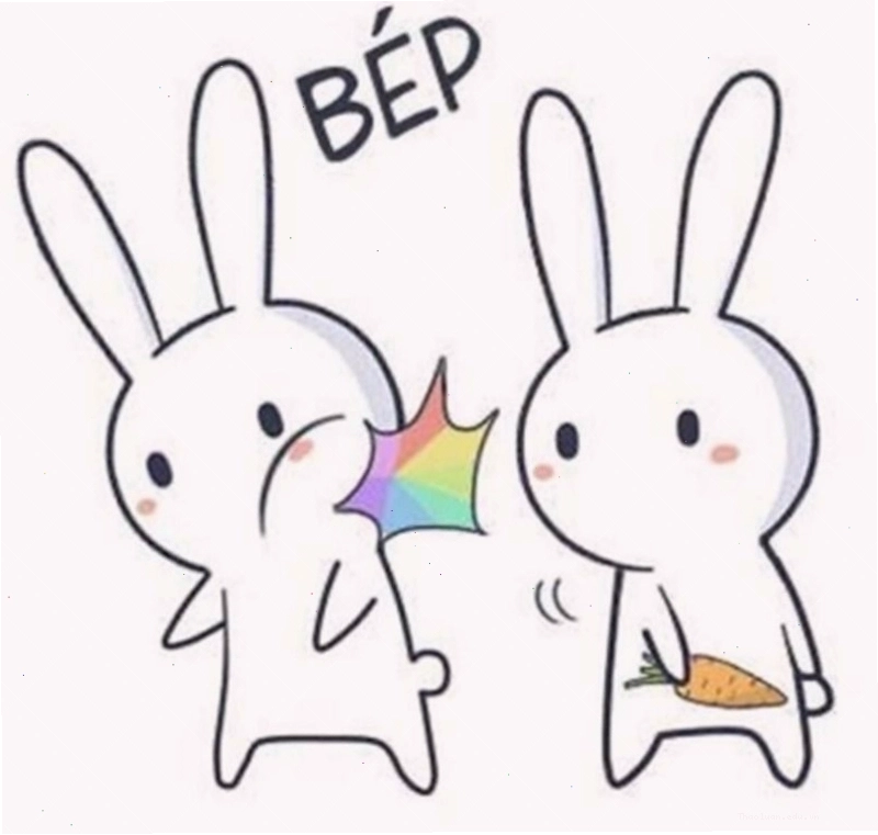 Meme đánh nhau hình vẽ nhân vật với biểu cảm hài hước