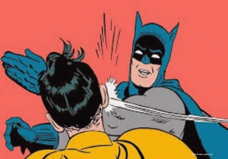 Meme đánh nhau với nhân vật hoạt hình ngộ nghĩnh