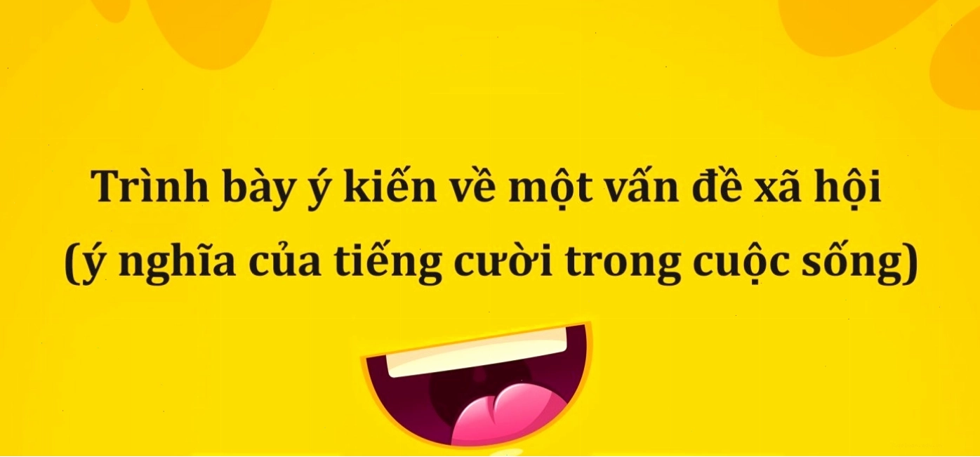 Minh họa ý nghĩa của tiếng cười trong cuộc sống