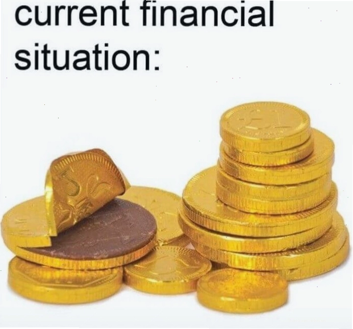 Money meme về những tình huống dở khóc dở cười liên quan đến tiền