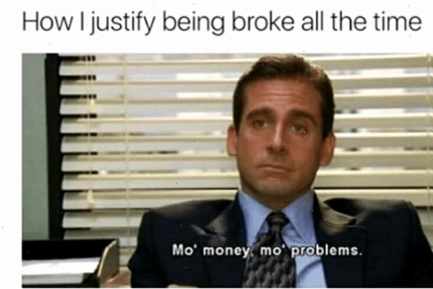 Money meme về quan điểm khác nhau về tiền